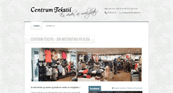 Desktop Screenshot of centrum-tekstil.no
